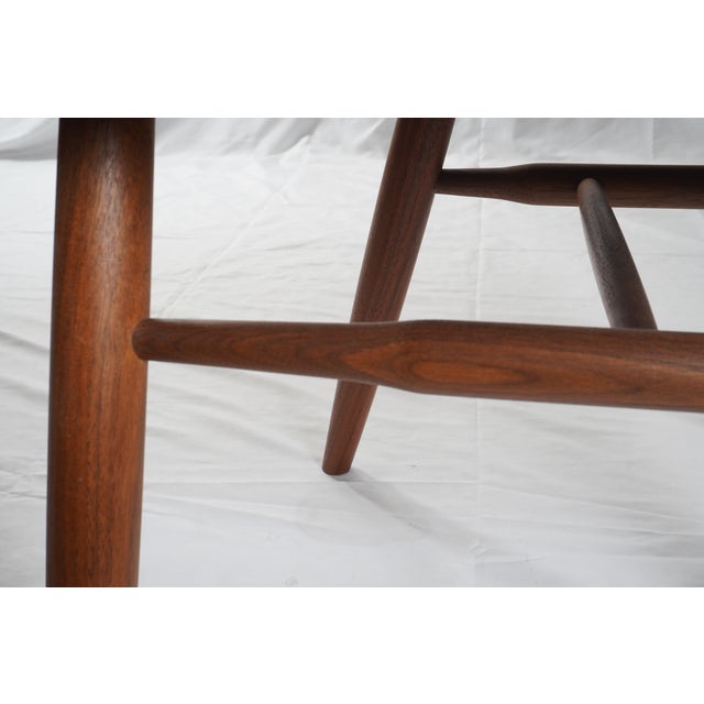 George & Mira Nakashima Burl Slab Arm Lounge Chair, Signed & Dated For Sale - Image 17 of 18