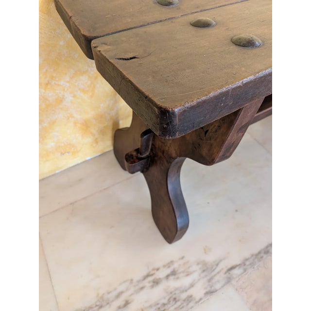 Mid-Century Rustic Benches, 1950, Set of 2 For Sale - Image 6 of 13