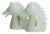 Horse Heads from Stelvia Opalina Fiorentina, Italy, 1960s, Set of 2 For Sale