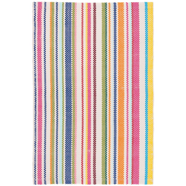 Dash & Albert Dash & Albert by Annie Selke Summer Stripe Indoor/Outdoor Rug, 7' 6" x 9' 6" For Sale - Image 4 of 4