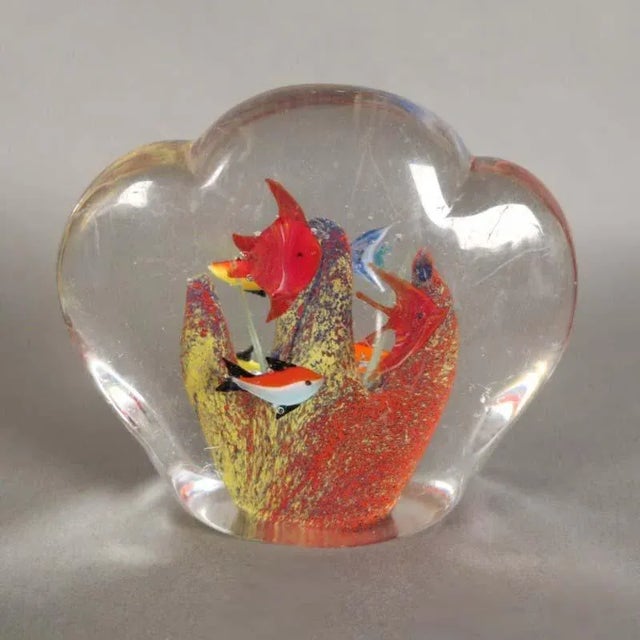 1950s Murano Glass Colorful Paperweight, 1950s For Sale - Image 5 of 5