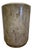 Maitland-Smith 1980s Postmodern Tessellated Fossil Stone Drum Side Table by Maitland-Smith For Sale