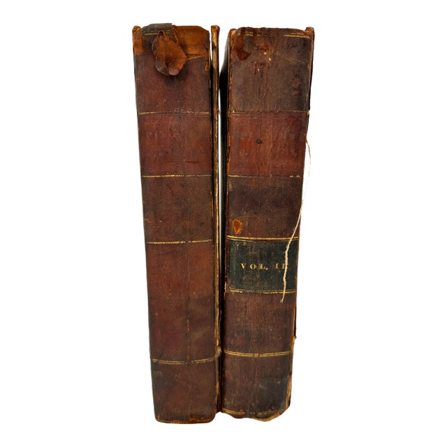 Antique 1829 Political & Civil History of the United States Books by Timothy Pitkin - Set of 2 For Sale