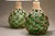 1970s Matched Pair XL Bottle Green Glass Globe Rope Macrame Net Fish Float Coastal Tiki Table Lamps Nos "New-Old-Stock" Unused For Sale In Los Angeles - Image 6 of 13
