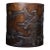Vintage Chinese Carved Rosewood "Crane & Pine" Brush Pot With Poem For Sale