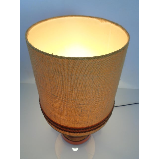 Beige Ceramic Table Lamp from Goebel, Germany, 1970s For Sale - Image 8 of 12