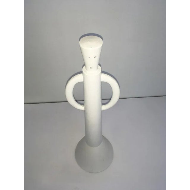 Black Italian Abstract Sculpture by Alessandro Guerriero, 1980 For Sale - Image 8 of 13