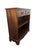 English-style sideboard in mahogany wood with two drawers and an open shelf. Features classic brass handles and a clean,...