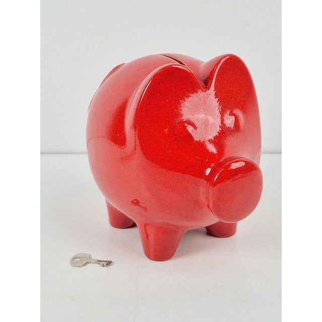 Vintage SCHEURICH Large red money box Mid century West German pottery 70s made by Scheurich, West Germany. German money...