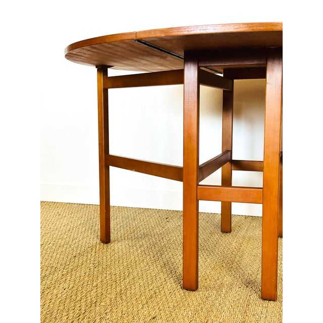 Scandinavian Folding Teak Dining Table, 1960s For Sale - Image 12 of 17