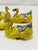 Set of 4 Antique Chinese Export Porcelain Famille Jaune Duck Models For Sale - Image 4 of 7