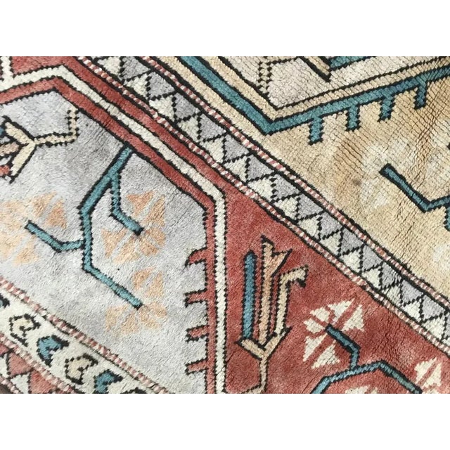 Large Vintage Turkish Kars Rug For Sale - Image 14 of 17