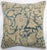 Pillow made from a 19th-century Persian Kerman rug. Fill insert and zipper closure provided Measures: 16" x 16".
