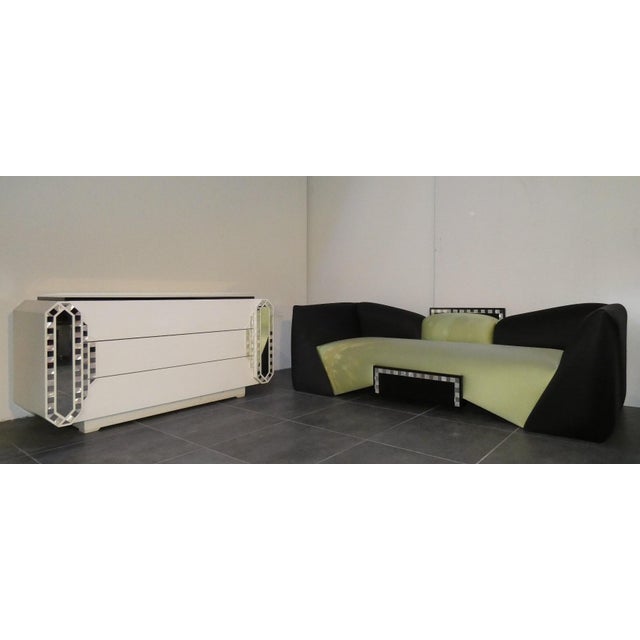 Sofa and Chest of Drawers by Manuel Da Costa for Arpex, Italy, 1980s, Set of 2 For Sale - Image 11 of 18