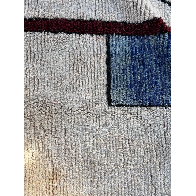 Moroccan Berber Rug, 1990 For Sale - Image 4 of 9