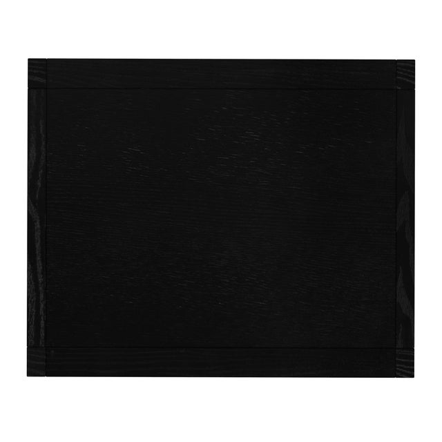 Wood Lark 21 in. W Wood 2 Drawer Nightstand with Open Storage Shelf, Washed Black For Sale - Image 7 of 8