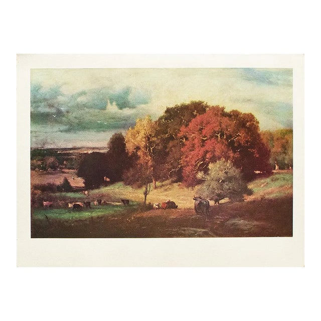1950s After George Innes, "Autumn Oaks" Full-Color Pirnt For Sale