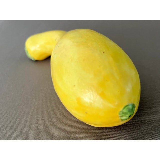 Mary Kirk Kelly Porcelain Vegetable Model of a Yellow Summer Squash For Sale - Image 12 of 12