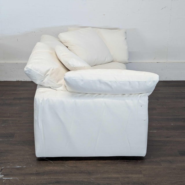 Modern Restoration Hardware Cloud 7-Foot Sofa For Sale - Image 3 of 9