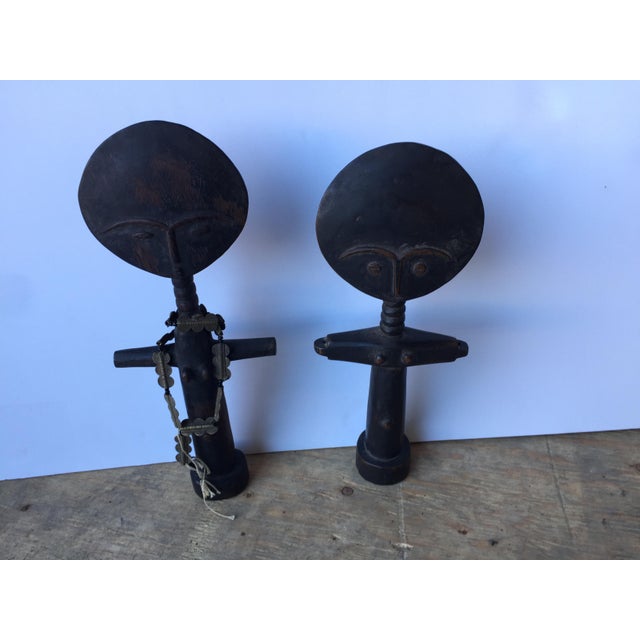 Ashanti Fertility Statues A Pair Chairish
