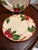 Franciscan China 1980s Franciscan Apple Salad Plate England Backstamp Hand Painted 7 7/8" - Set of 4 For Sale - Image 4 of 7