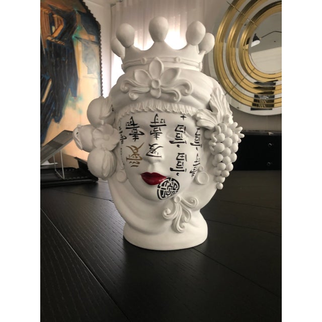 Contemporary Ceramic Vase by Artist Stefanie Boemhi For Sale - Image 11 of 11