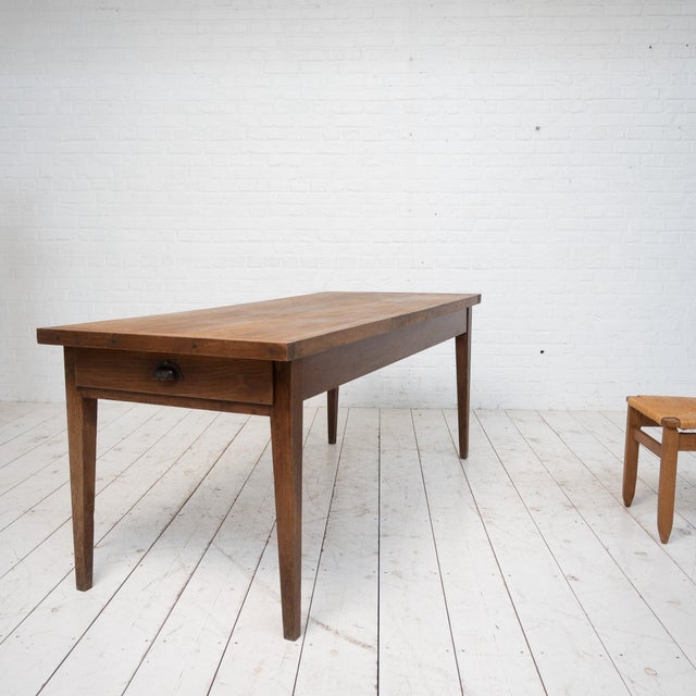 Antique Farmhouse Table in Oak, 1900 For Sale - Image 3 of 10