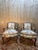 Louis Xv Style Armchairs Upholstered in Floral Fabric, Set of 2 For Sale - Image 4 of 9
