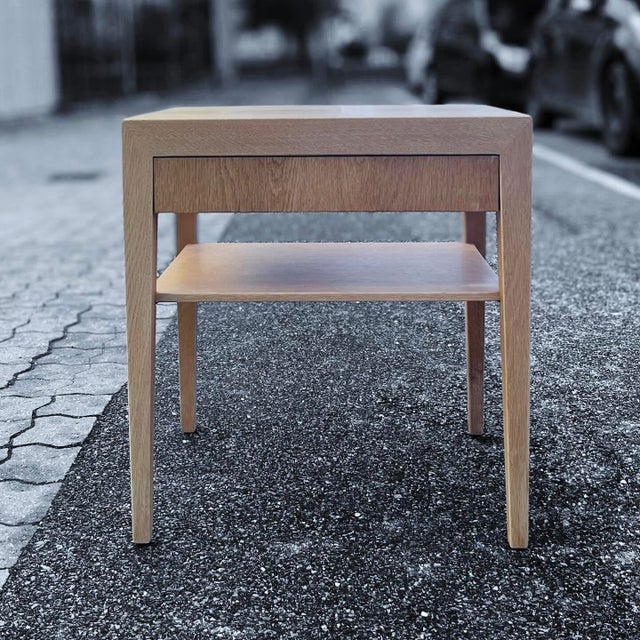 Mid-Century Modern Danish Oak Nightstand by Severin Hansen for Haslev, 1960s For Sale - Image 6 of 7