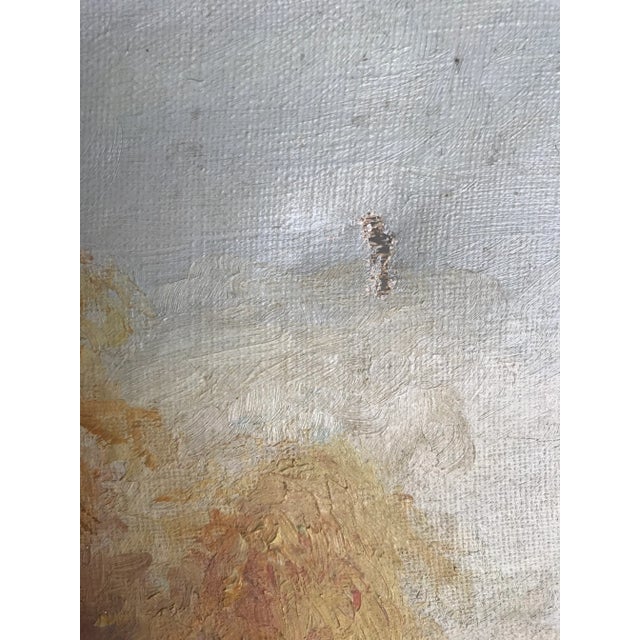 Wood Late 19th Century Antique Louis Jacques Dupuy French Landscape Oil Painting For Sale - Image 7 of 10