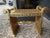 Italian Hollywood Regency Giltwood Bench. This versatile mid century gilt wood bench, stool or ottoman has beautiful...