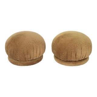 Vintage Directional Swiveling Pouf Ottomans by Vladimir Kagan For Sale
