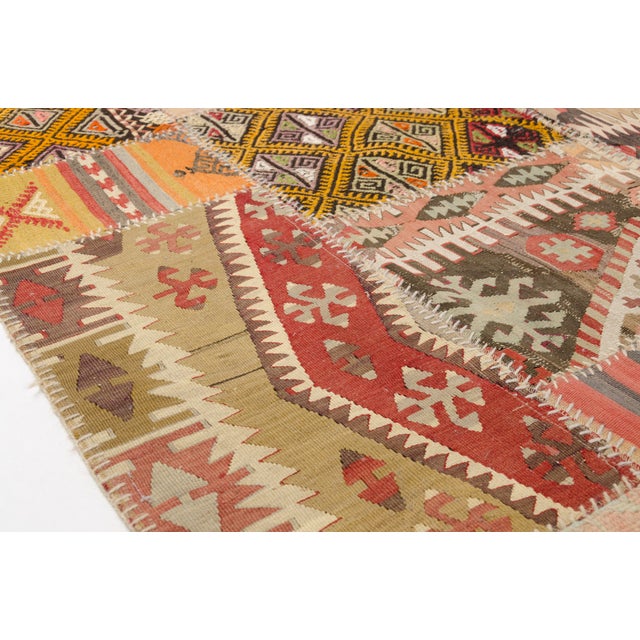 Textile Oushak Vintage Anatolian Rug For Sale - Image 7 of 11
