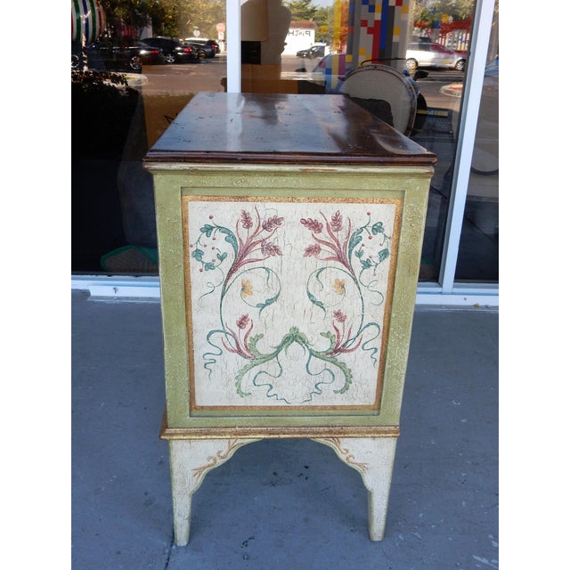 Italian Solid Wood Hand Painted Dresser Chairish