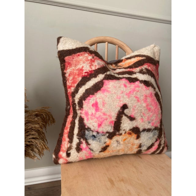 Vintage Turkish Pillow Cover For Sale - Image 4 of 6