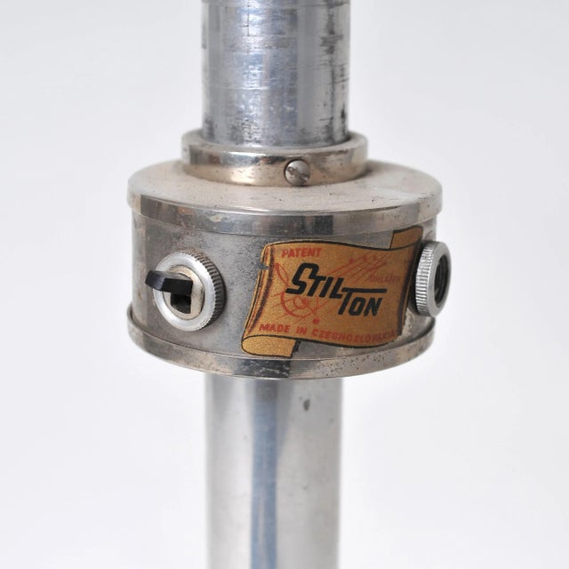 Art Deco Lamp with Integrated Table from Stiltron, 1930s, in Good conditions. Designed 1920 to 1949 This piece has an...