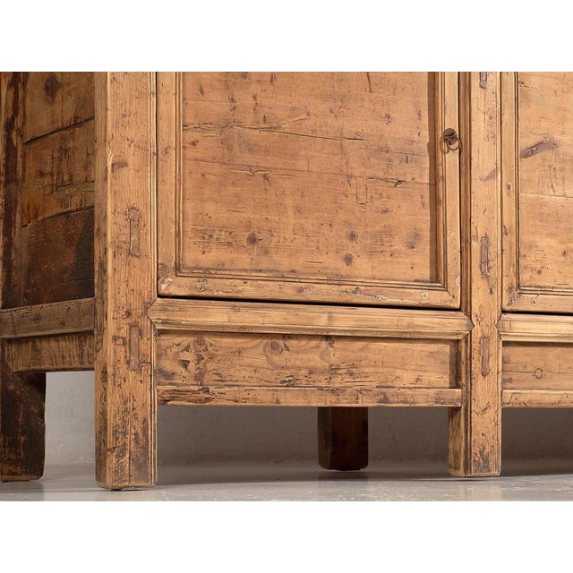 Chinese Three Door Sideboard, 1900s For Sale - Image 4 of 18