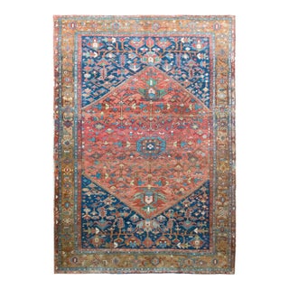 Early 20th Century Persian Heriz Rug For Sale