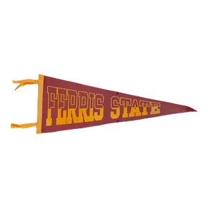 Ferris State Felt Flag Pennant