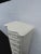 Late 20th Century French Shabby Chic Painted Carved Tall Narrow Lingerie Jewelry Chest 6406 For Sale - Image 5 of 18