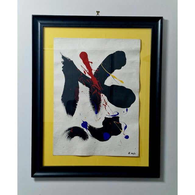 Glass M. HDL, 2001, Mixed Media on Paper, Glass & Wood & Paper For Sale - Image 7 of 7