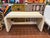 Off-white 1980's Off White Laminate Waterfall Console Table. For Sale - Image 8 of 18