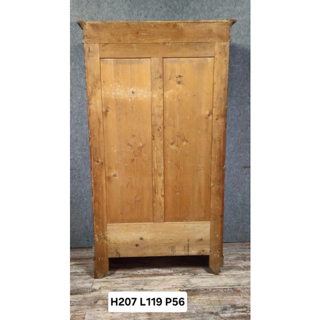 Antique Bieidermeier Style Wardrobe in Walnut, 1800s For Sale - Image 13 of 14