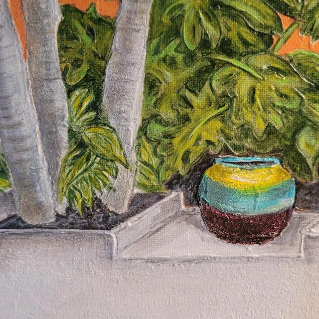 Palm Trees at Entrance Way by Cynthia Geyer For Sale In Atlanta - Image 6 of 7