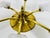 Mid-Century Modern Italian Midcentury Brass 5-Arm Sputnik Chandelier, 1950s For Sale - Image 3 of 13