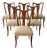 Italian Mid-Century Sculptural Dining Chairs, Circa 1950s - A Set of 6 For Sale