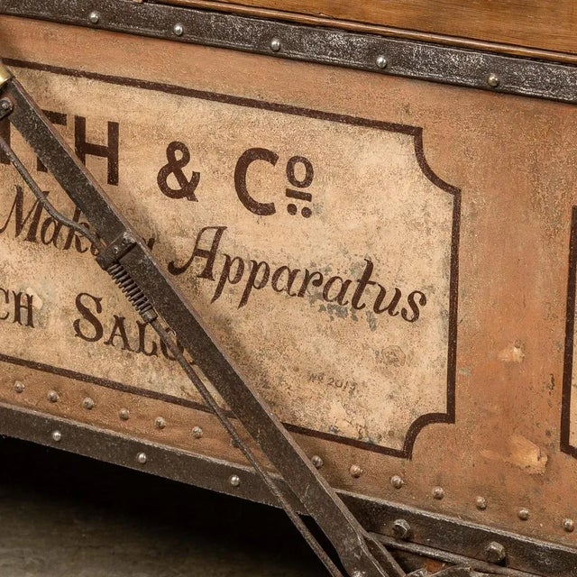 19th Century Victorian Freight Carriage with Oak Top, 1880s For Sale - Image 10 of 18