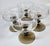 Brown Late 20th Century Boho Chis Spicy Stemmed Champagne Coupes - Set of Four For Sale - Image 8 of 14