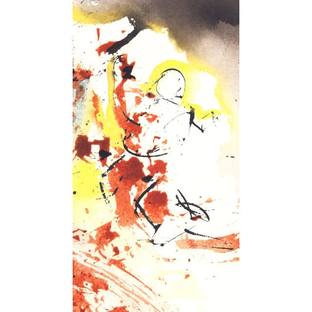 Abstract 1967 Salvador Dalí Biblia Sacra Lithograph "Sanctus Hieronymus" (St. Jerome) For Sale - Image 3 of 10