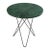 Green Indio Marble and Black Steel Tall Mini O Table by OxDenmarq For Sale - Image 6 of 6